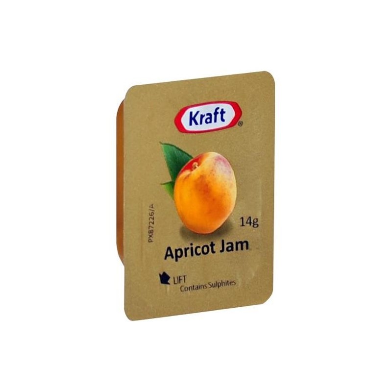 APRICOT JAM PORTIONS 75X14GM
