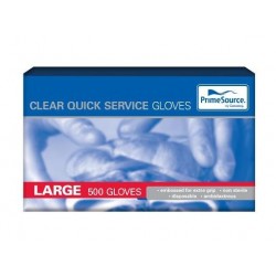 LARGE CLEAR GLOVES 500S