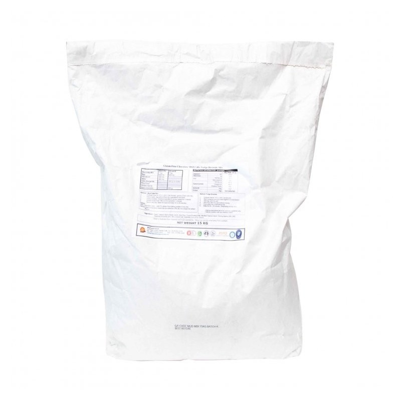 GLUTEN FREE CHOCOLATE MUD CAKE MIX 15KG GLUTEN FREE CHOCOLATE MUD CAKE MIX 15KG