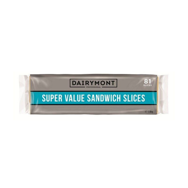 CHEESE SANDWICH SLICES SUPER VALUE 1.5KG