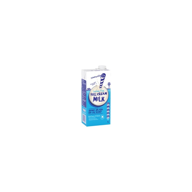 LACTOSE FREE FULL CREAM MILK UHT 1LT