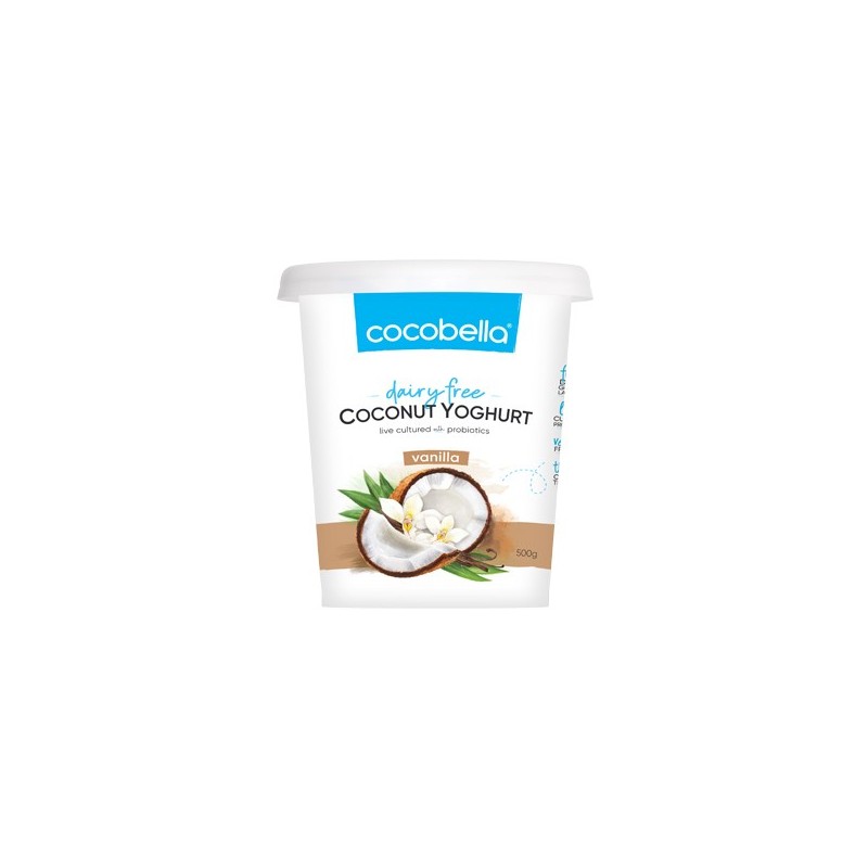 COCONUT AND VANILLA YOGHURT 500GM COCONUT AND VANILLA YOGHURT 500GM