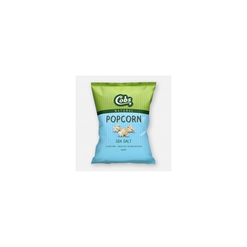 POPCORN GLUTEN FREE SEA SALT 80GM