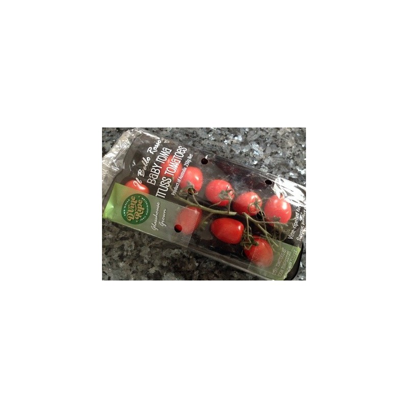 BABY ROMA TOMATOES TRUSS 250GM PUNNET