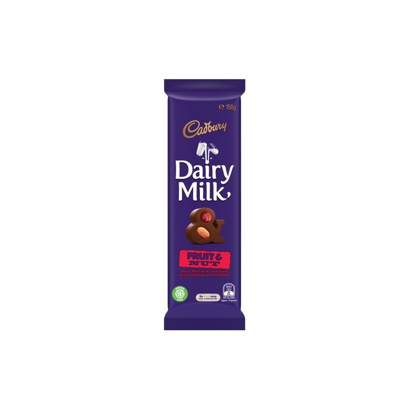 FRUIT AND NUT CHOCOLATE 135GM