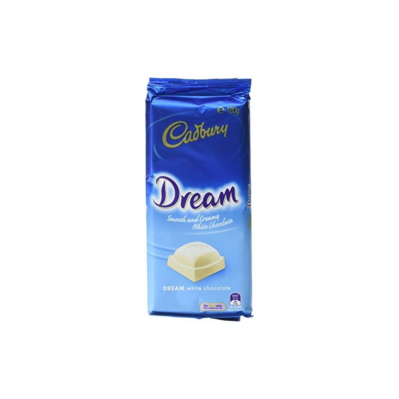 DREAM WHITE CHOCOLATE BLOCK 180GM