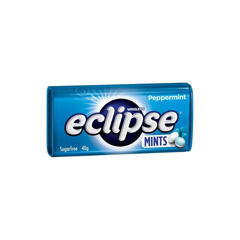 ECLIPSE PEPPERMINT MINTS 12X40GM