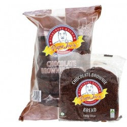 INDIVIDUALLY WRAPPED CHOCOLATE BROWNIE BREAD SLICED 5PK 500GM