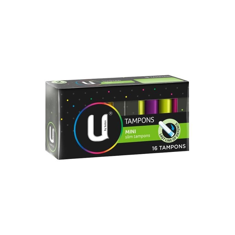 U BY KOTEX TAMPON MINI 16S