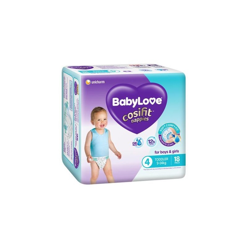 COSIFIT CONVENIENCE NAPPIES TODDLER 9-14KG