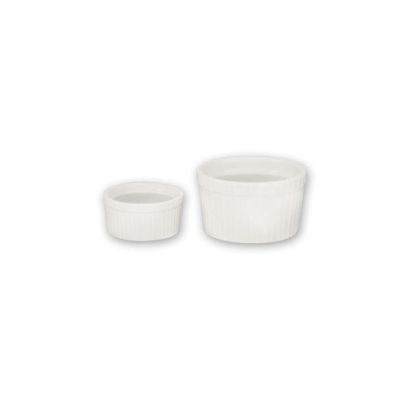 SOUFFLE DISH WHTE 80MM C970008