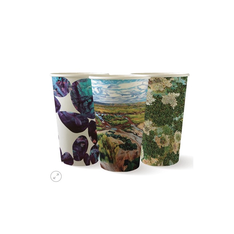 ART SERIES SINGLE WALL 16OZ BIOCUP 50S