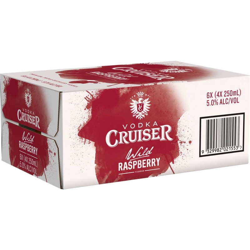 VODKA WILD RASPBERRY  4.6% 24X275ML