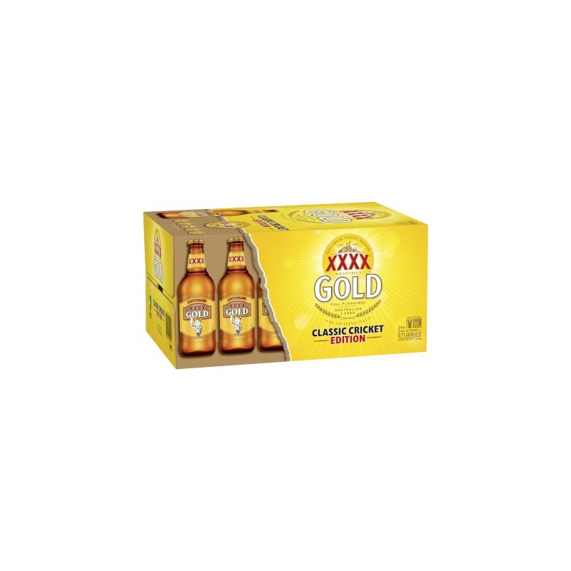 GOLD BEER BOTTLE 24X375ML