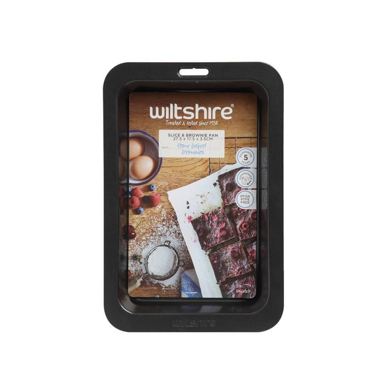 SLICE AND BROWNIE PAN 27.5CMx17.5CM