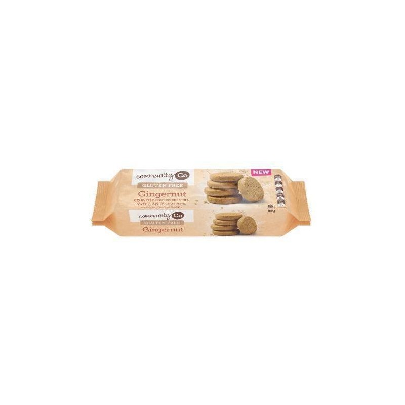 GLUTEN FREE GINGERNUT BISCUIT 180GM
