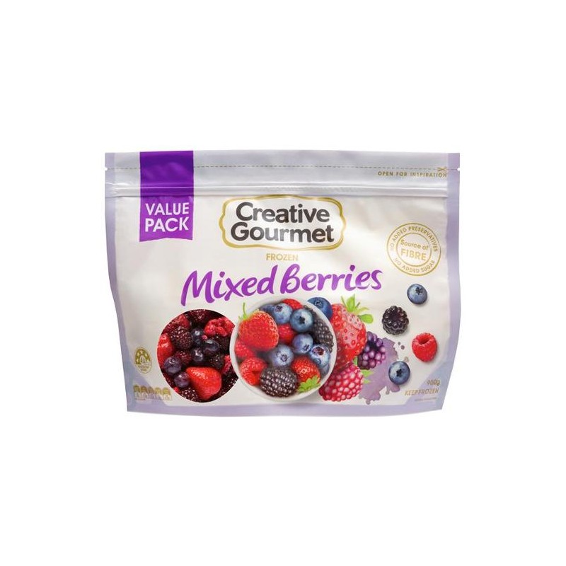 FROZEN MIXED BERRIES 900GM