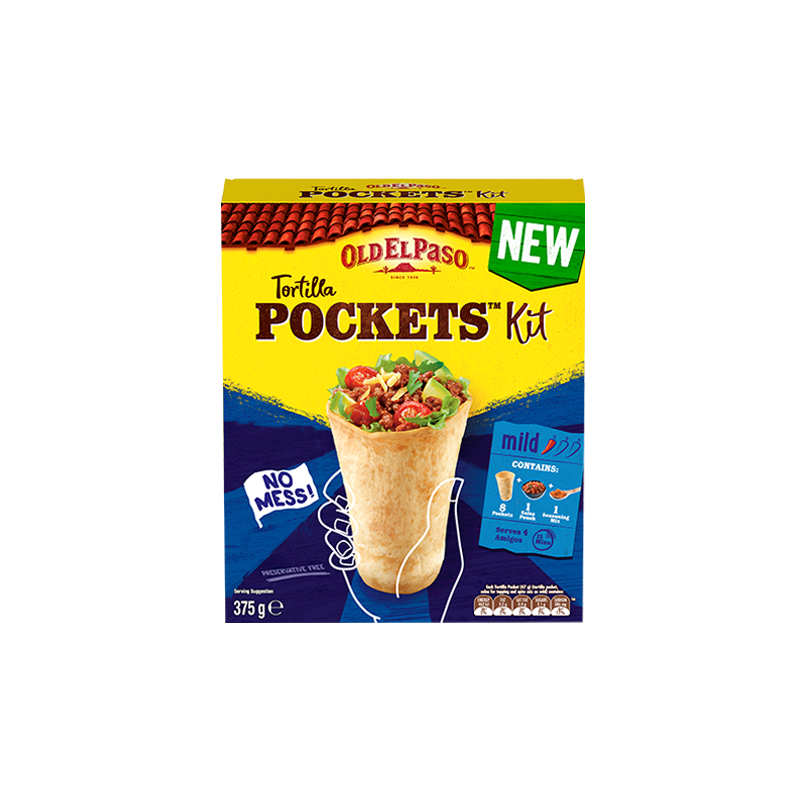 TORTILLA POCKET KIT 375GM