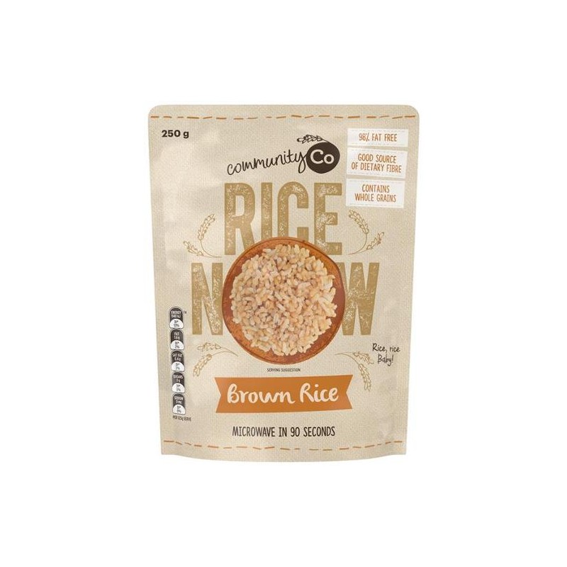 BROWN RICE MICROWAVEABLE 250GM