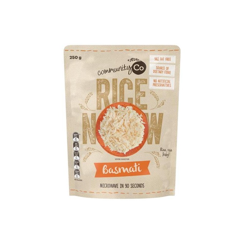 BASMATI RICE MICROWAVEABLE 250GM