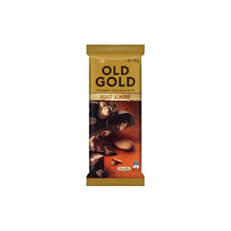 OLD GOLD ROAST ALMOND CHOCOLATE BLOCK 180GM