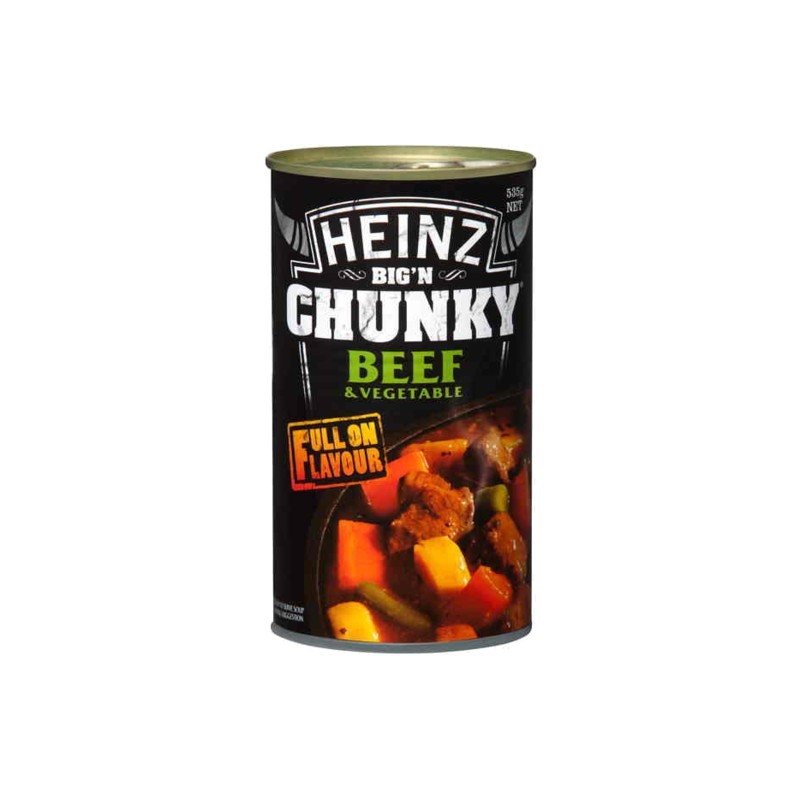 BEEF VEGETABLE PASTA SOUP 535GM BEEF VEGETABLE PASTA SOUP 535GM
