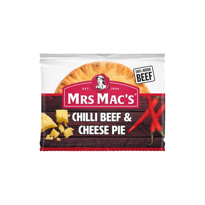 CHILLI BEEF & CHEESE PIE 175GM