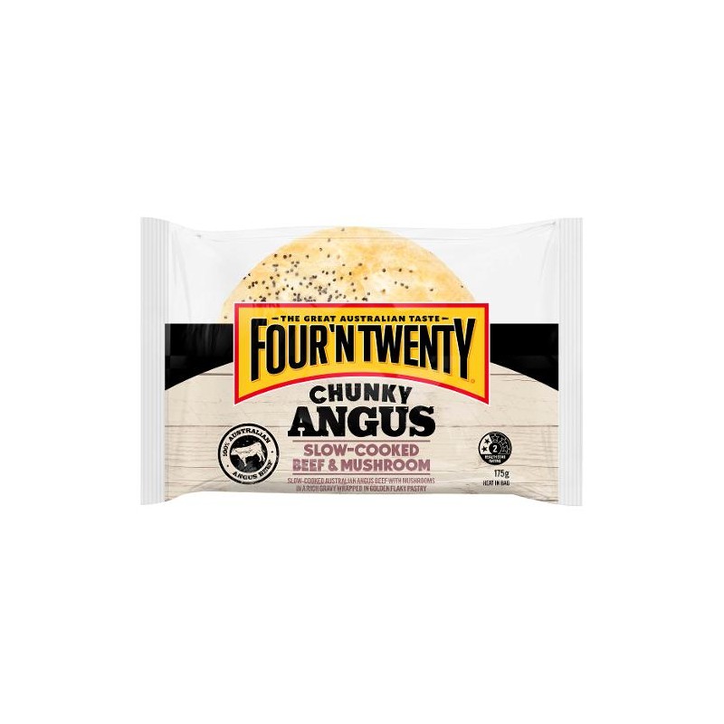 PIE CHUNKY ANGUS BEEF & MUSHROOM 175GM