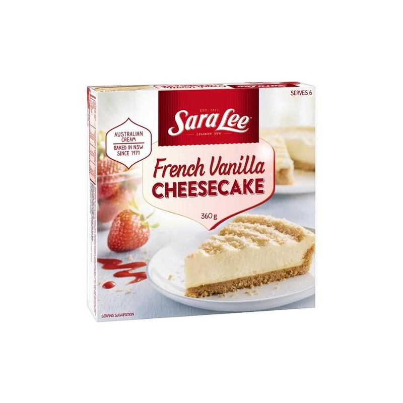 FRENCH VANILLA CHEESECAKE 360GM