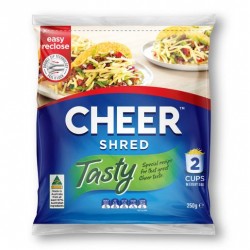 SHREDDED TASTY CHEESE 250GM