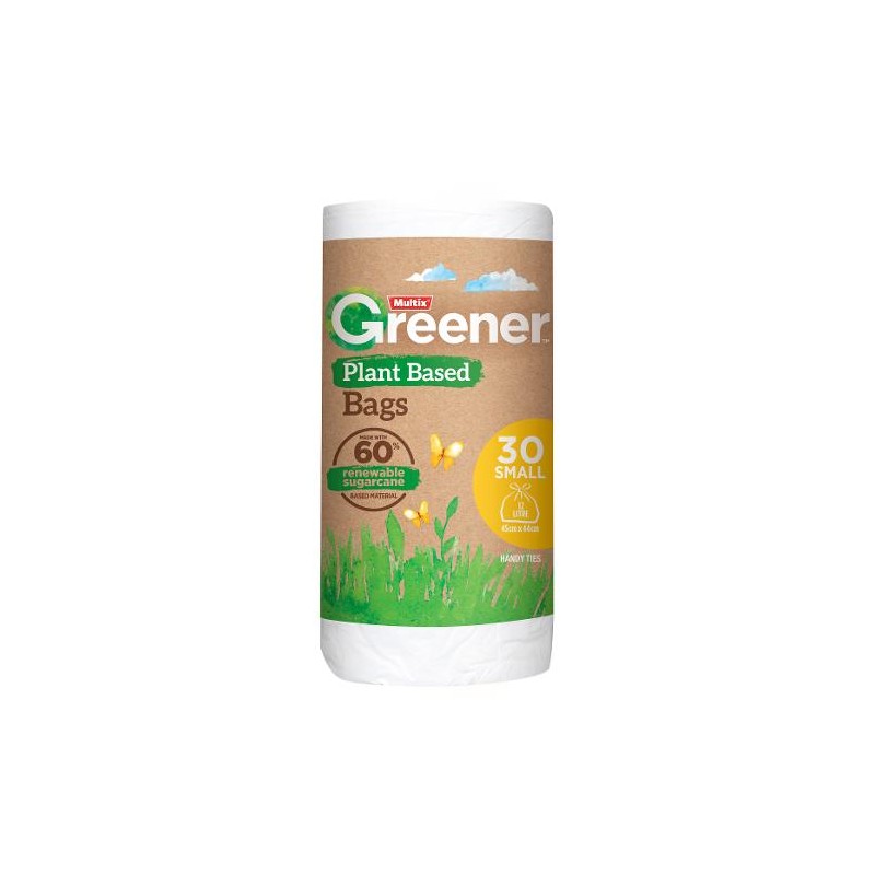 SMALL KITCHEN TIDY GREENER BAGS 12L 30S