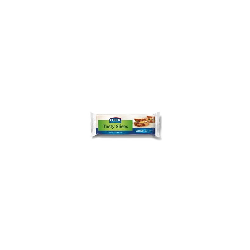 CHEESE TASTY CHEDDAR SLICES 72S 1.5KG