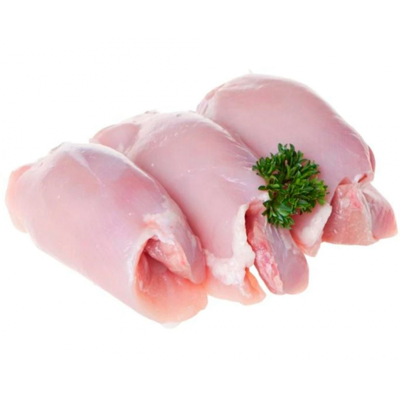 HALAL CHICKEN THIGH FILLET SKIN OFF, KG