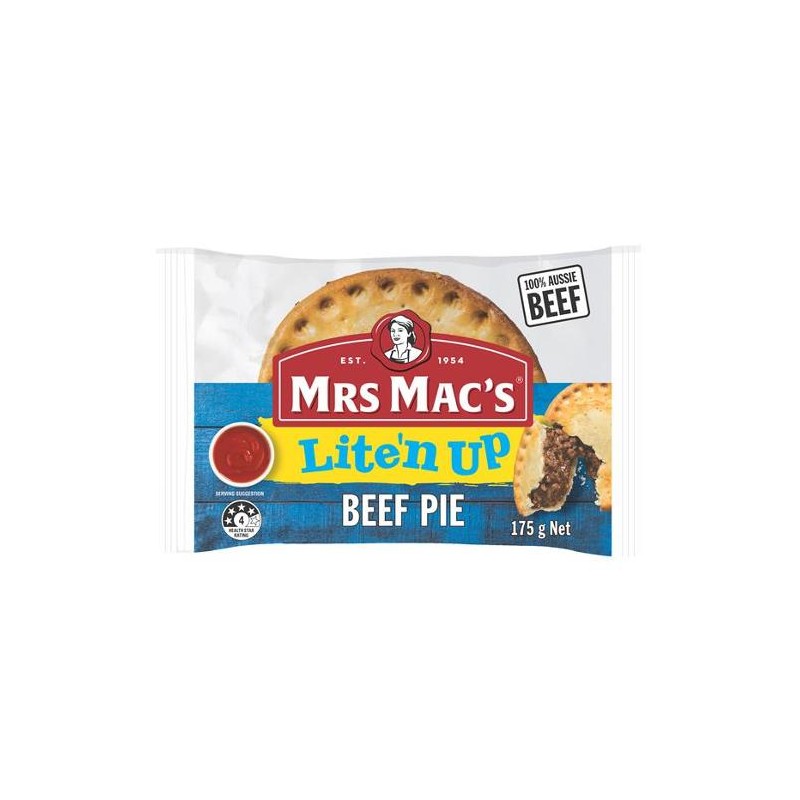 LITE 'N' UP BEEF PIE 175GM