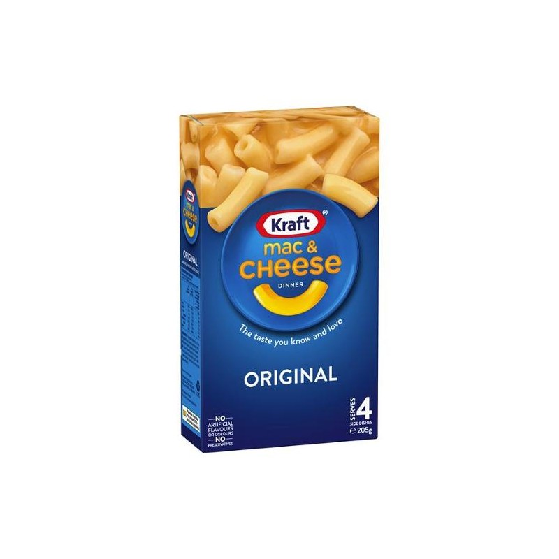 MAC & CHEESE ORIGINAL SERVES 4 205GM