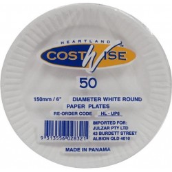 UNCOATED PAPER PLATES 150MM...