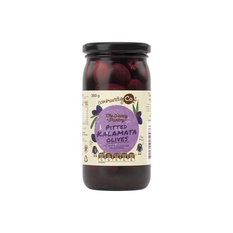 OLIVES KALAMATA PITTED 350GM