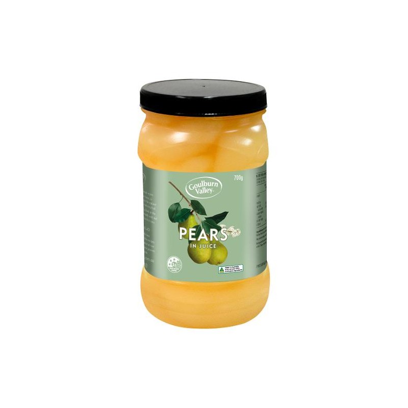 PEARS SLICED 700GM