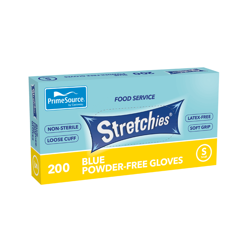 SMALL POWDER FREE BLUE GLOVES 200S