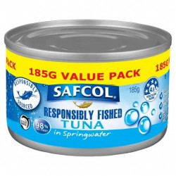TUNA IN SPRINGWATER 185GM