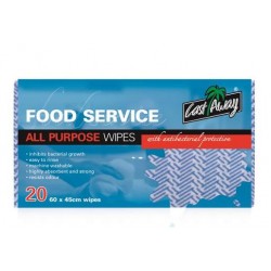 PRIMESOURCE ALL PURPOSE WIPE BLUE 20S