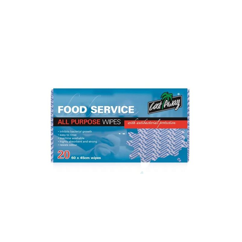 PRIMESOURCE ALL PURPOSE WIPE BLUE 20S