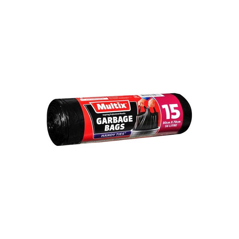 GARBAGE BAG WITH HANDLES 80X70CM 56LT 15S