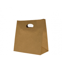 PAPER CARRY BAG MEDIUM REINFORCED DIE-CUT HANDLE 50S