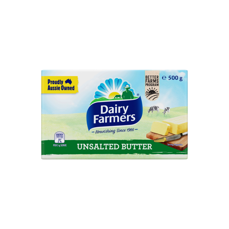 UNSALTED BUTTER BLOCK 500GM