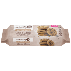 GLUTEN FREE CHOCOLATE CHIP COOKIES 180GM
