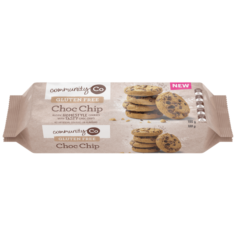 GLUTEN FREE CHOCOLATE CHIP COOKIES 180GM