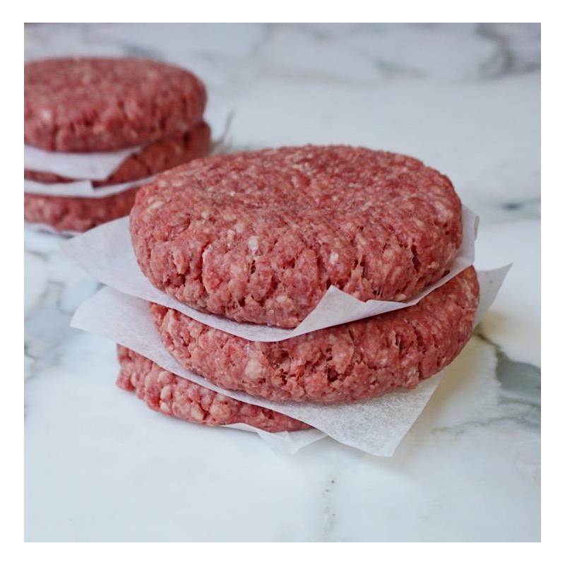 FRESH ANGUS BEEF BURGER PATTIES 1KG (10X100GM)