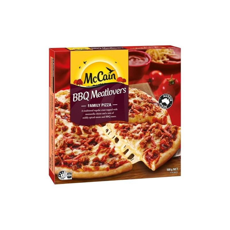 BBQ MEATLOVERS PIZZA 500GM