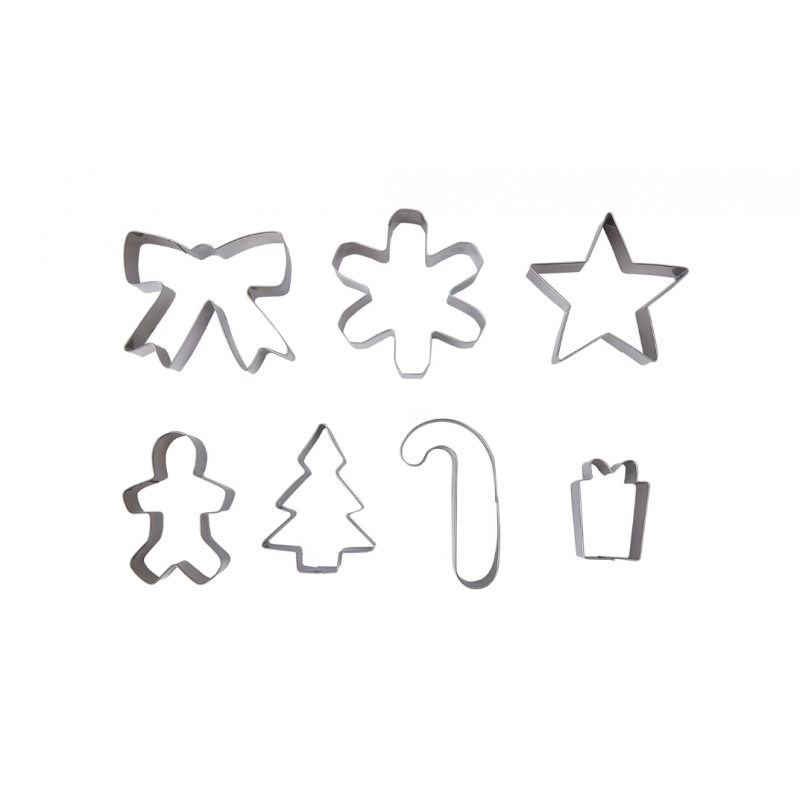 CHRISTMAS COOKIE CUTTER SET 7PK